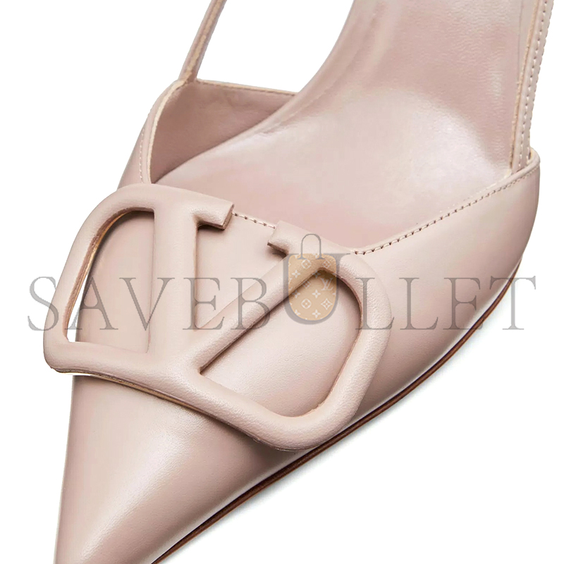VALENTINO VLOGO SIGNATURE CALFSKIN SLINGBACK PUMP 80MM 3.15IN 5W2S0R01MZF_P45