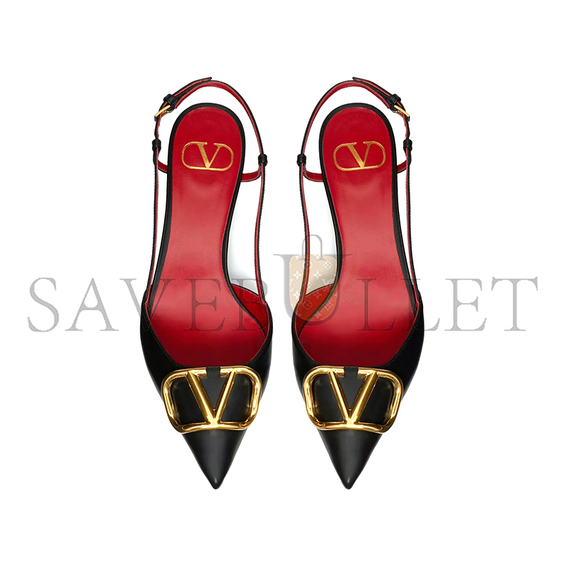 VALENTINO VLOGO SIGNATURE CALFSKIN SLINGBACK PUMP 40MM 1.6IN 5W2S0Q70DSH_0NO