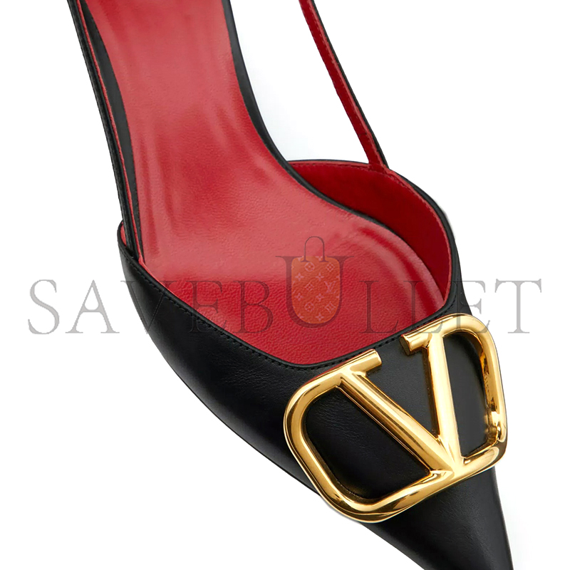VALENTINO VLOGO SIGNATURE CALFSKIN SLINGBACK PUMP 40MM 1.6IN 5W2S0Q70DSH_0NO