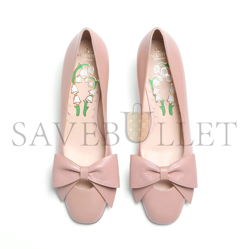 VALENTINO BOWOW PUMPS IN KIDSKIN 45MM 6W2S0LB5DDT_W34