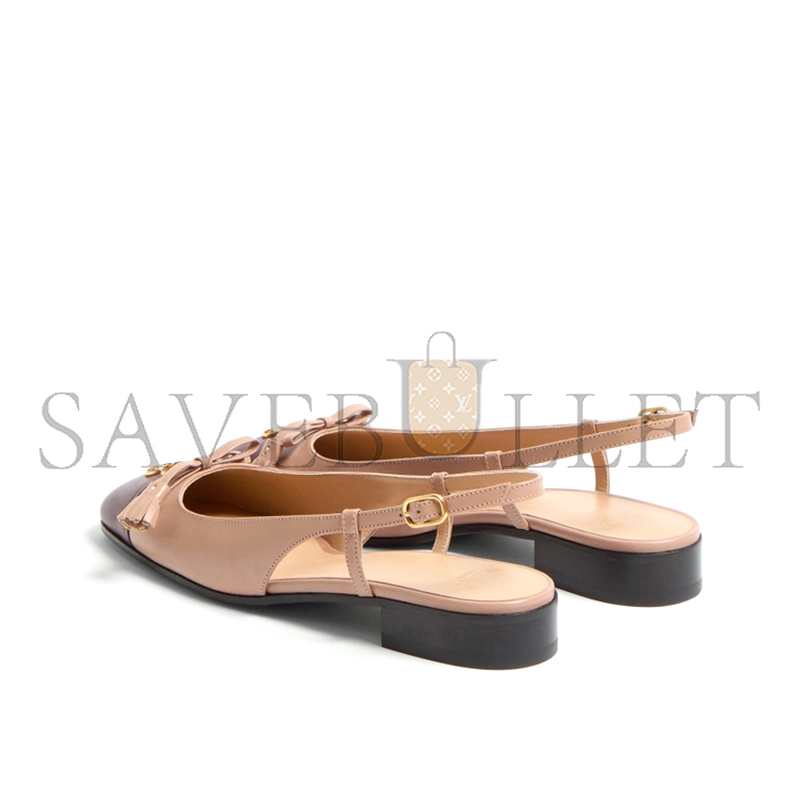 VALENTINO VALET DU ROI KID SLINGBACK BALLERINA 25MMM 6W0S0MH0DDT_AGM