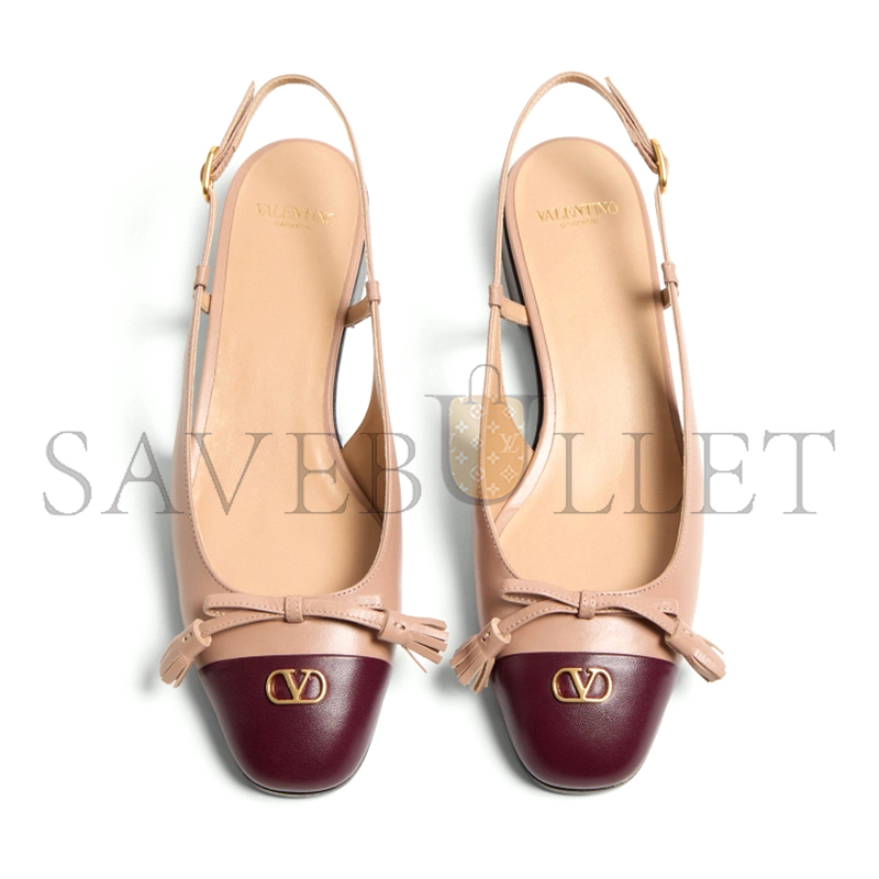 VALENTINO VALET DU ROI KID SLINGBACK BALLERINA 25MMM 6W0S0MH0DDT_AGM