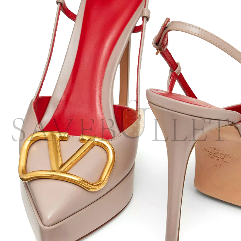 VALENTINO VLOGO SIGNATURE CALFSKIN SLINGBACK PLATFORM PUMP 120MM 4W2S0FT0DSH_P45