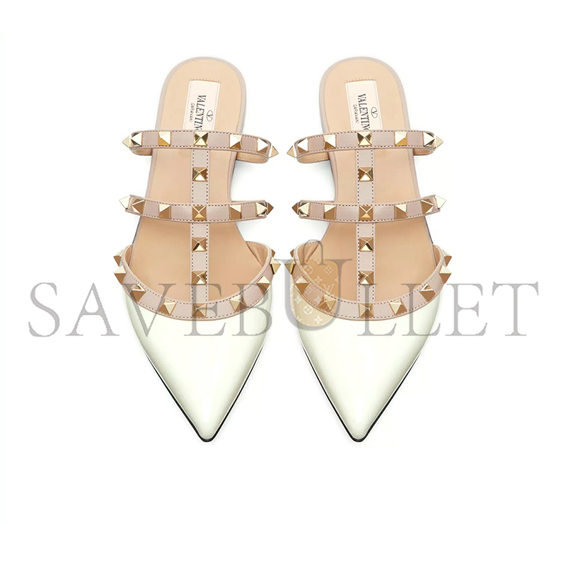 VALENTINO ROCKSTUD PATENT-LEATHER MULE 5W2S0H15VNW_L62