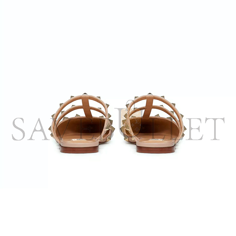 VALENTINO ROCKSTUD PATENT-LEATHER MULE 5W2S0H15VNW_P45