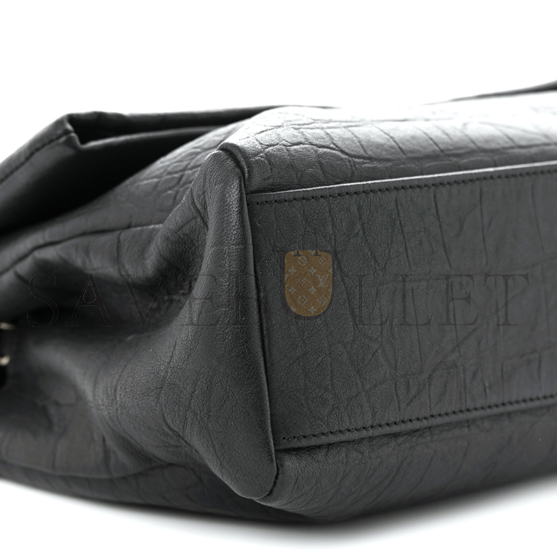 Y*L large west hollywood monogram fold-over grey 1413669 (28*18*11cm)