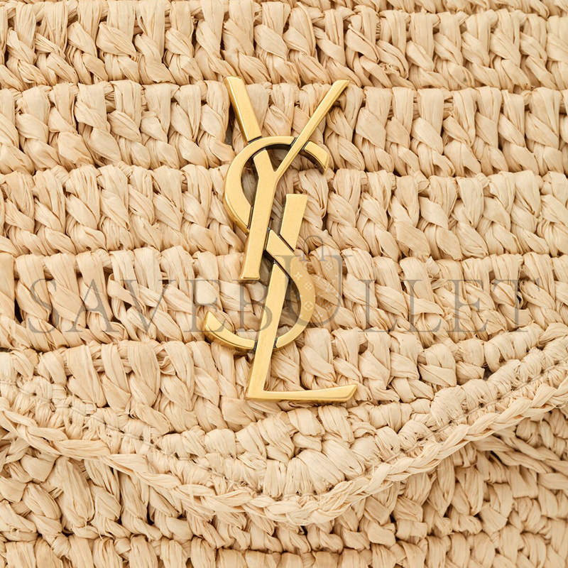 Y*L cassandre large envelope pouch in raffia 786074gaaex2080 (29.5*18*4.5cm)