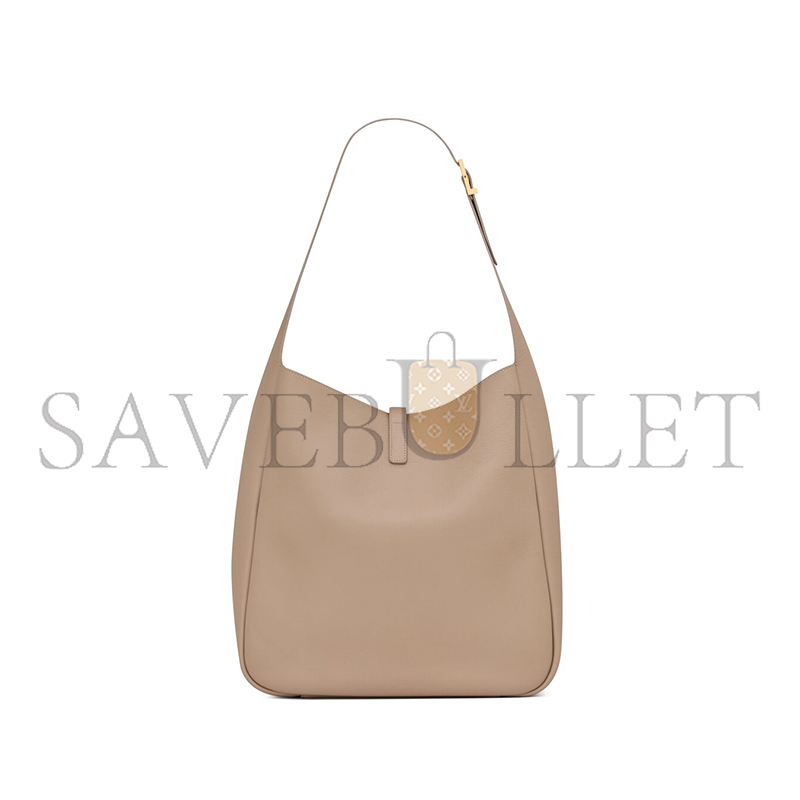 y*l le 5 À 7 S*pple large in grained leather 753837aaauq1722 (30*31*13cm)