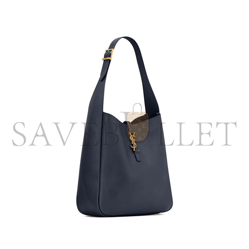 y*l le 5 À 7 S*pple large in grained leather 753837aaauq4100 (30*31*13cm)