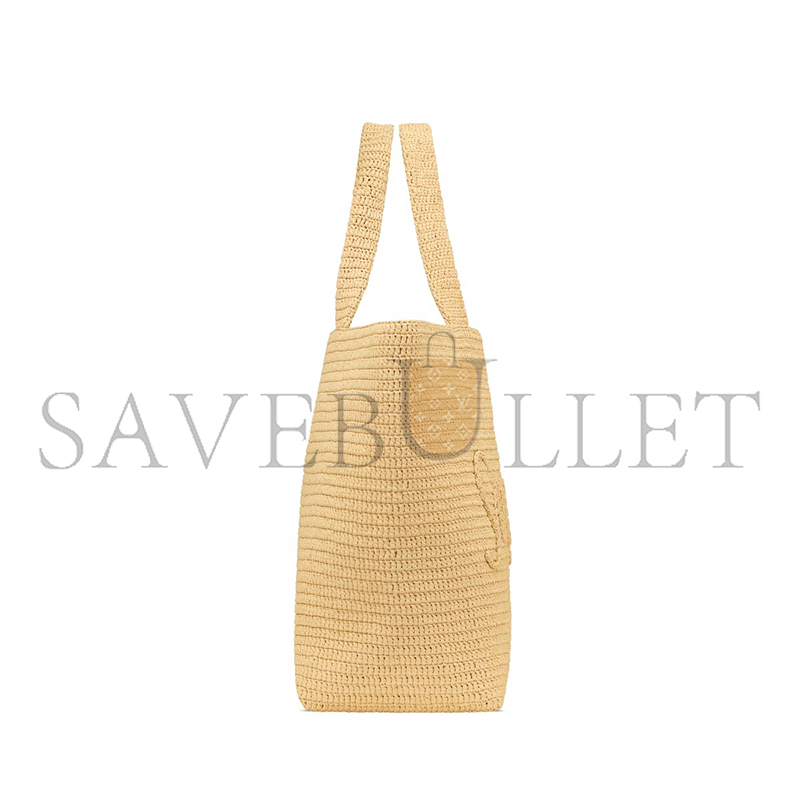 y*l Sa**t Lau*nt tote in raffia 776763gaael2063 (54*35*18cm)