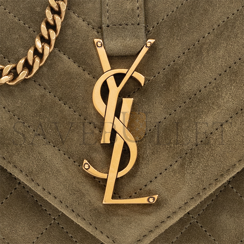 Y*L envelope small bag in sude shoulder bag green 6001951u8873206 (21*13*6cm)