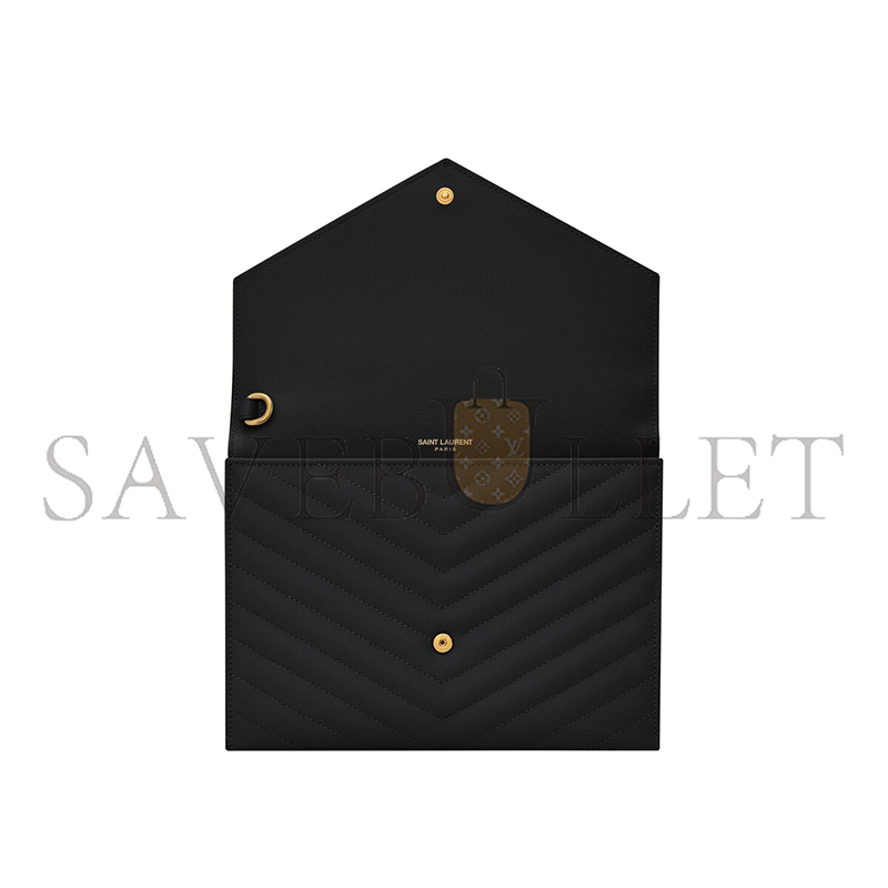 Y*L cassandre matelassÉ flap pouch in grain de poudre leather 617662bow011000 (21*16*3cm)