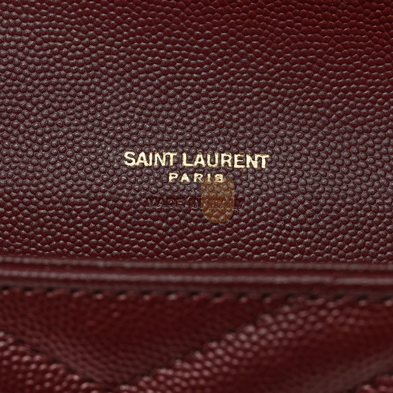 Y*L cassandre matelassÉ flap pouch in grain de poudre leather 6176621193176 (21*16*3cm)