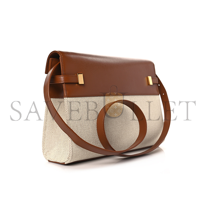 Y*L manhattan shoulder bag in leather and canvas shoulder bag 5792711243079 (29*20*7.5cm)