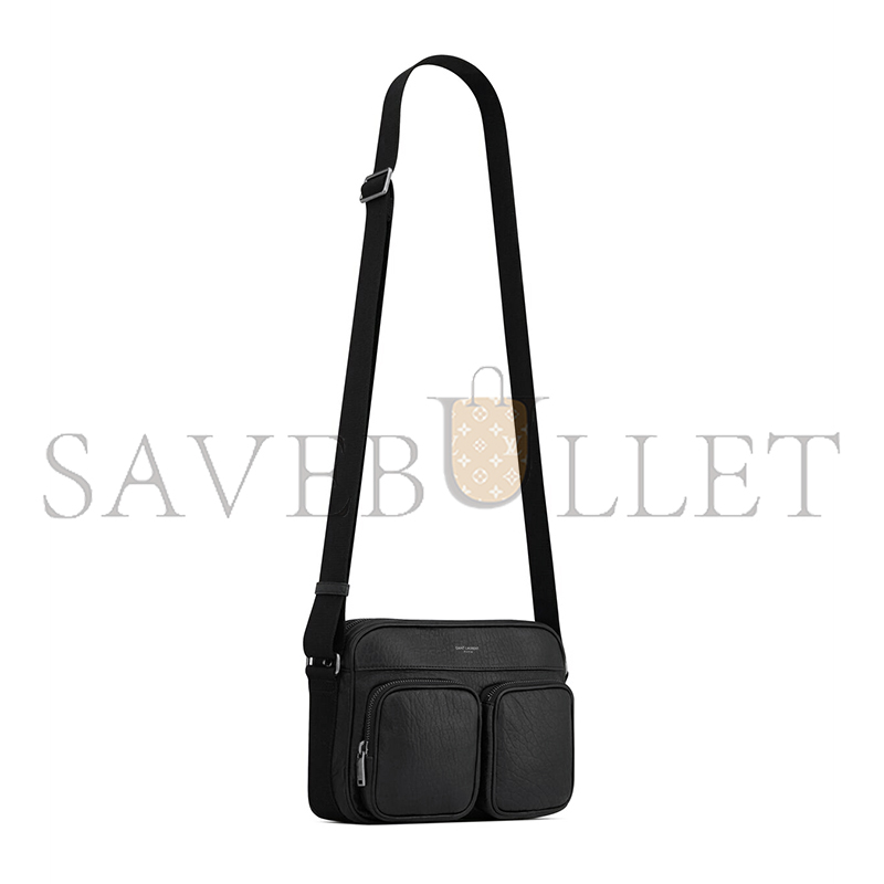 y*l city Sa**t Lau*nt camera bag in grained leather 729240aac8o1000 (22*18*10cm)