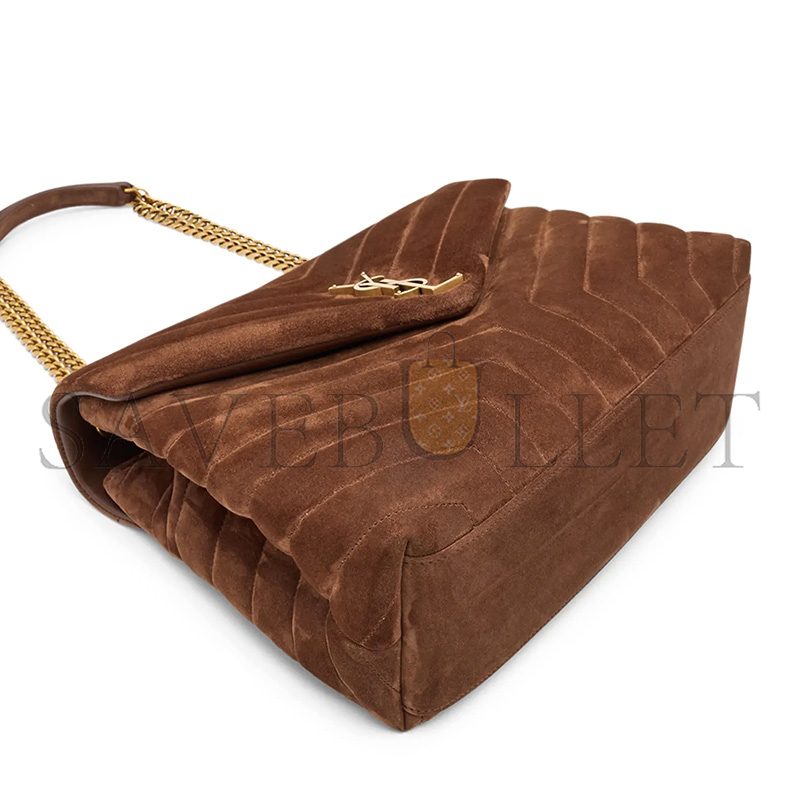 Y*L loulou medium chain bag in suede 487216522436 (32*22*11cm)