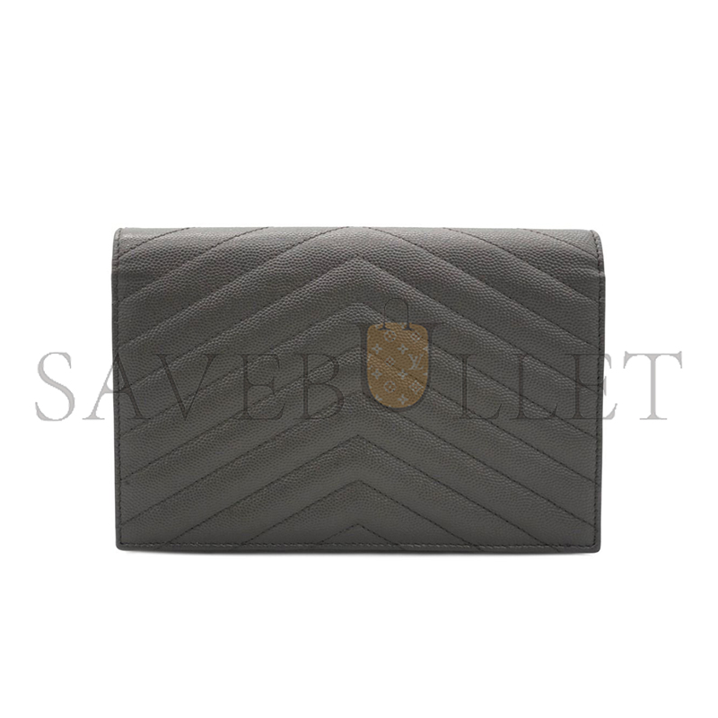 Y*L cassandre envelope chain wallet in grain de poudre leather 393953bow021257 (19*12.5*3.5cm)