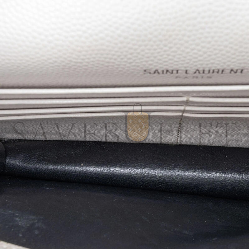 Y*L cassandre envelope chain wallet in grain de poudre leather 393953031754 (19*12.5*3.5cm)