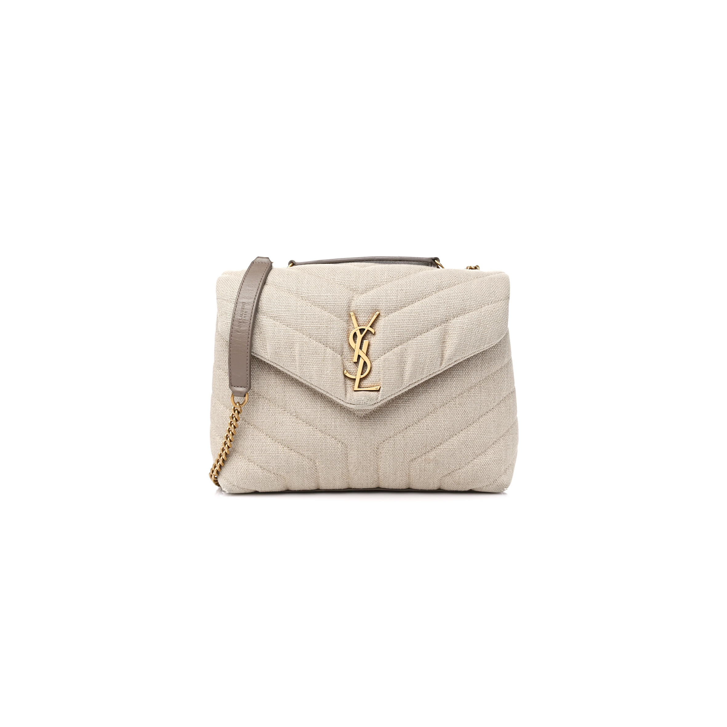 Y*L loulou small chain bag in linen 494699100369 (23*17*9cm)