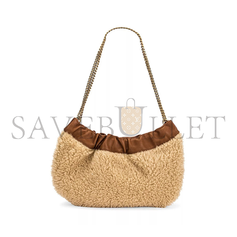 Y*L pacpac chain hobo bag in shearling 681632185744 (24*14*4cm)