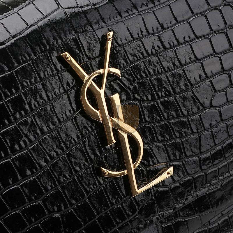 Y*L sunset chain wallet in crocodile-embossed shiny leather 533026dnd1j1000 (19*14*5.5cm)