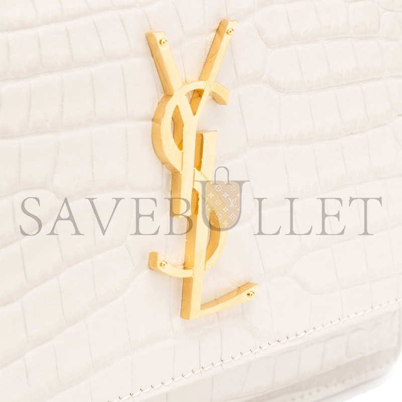 Y*L sunset chain wallet in crocodile-embossed shiny leather 533026dnd1j9207 (19*14*5.5cm)