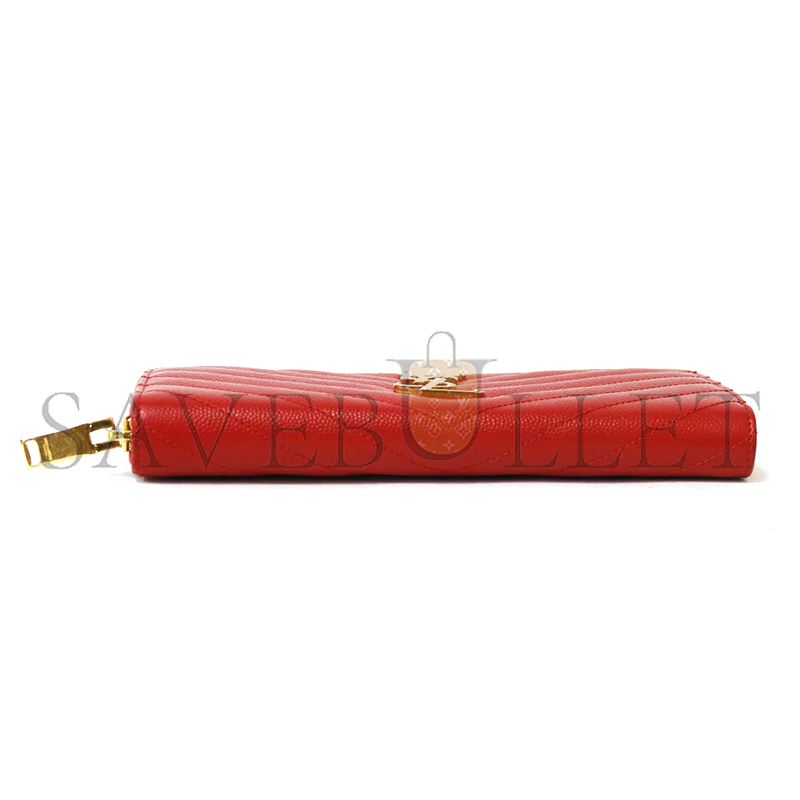 Y*L cassandre matelassÉ zip around wallet in grain de poudre leather 358094bow016422 (19*9.5*2.5cm)