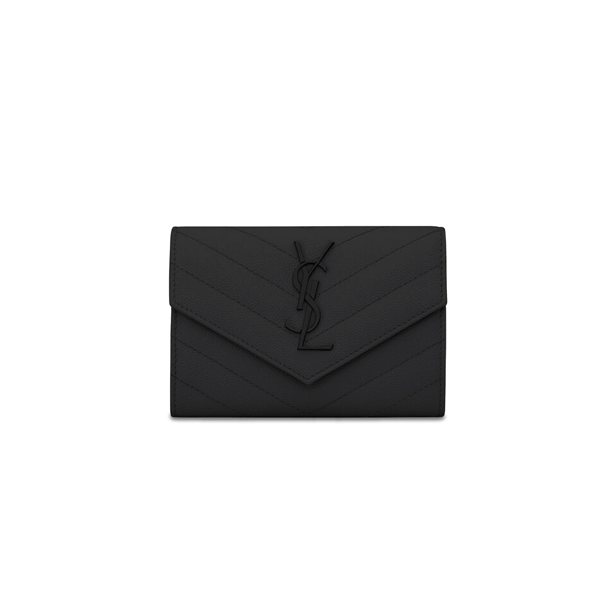 Y*L cassandre matelassÉ small envelope wallet in grain de poudre leather 414404bow081000 (13.5*9.5*3cm)