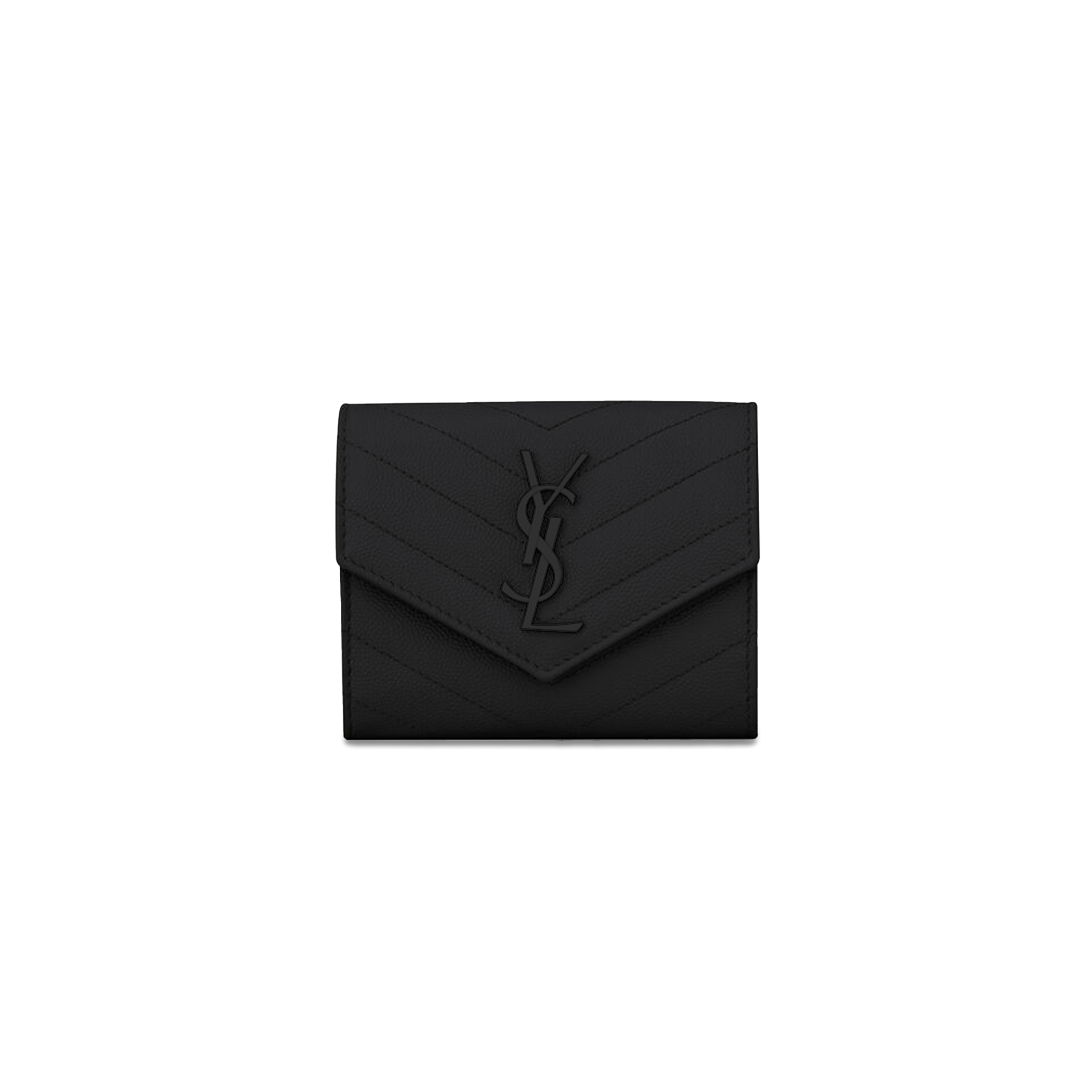 Y*L cassandre matelassÉ compact tri fold wallet in grain de poudre leather 403943366520 (12.5*10*2.5cm)