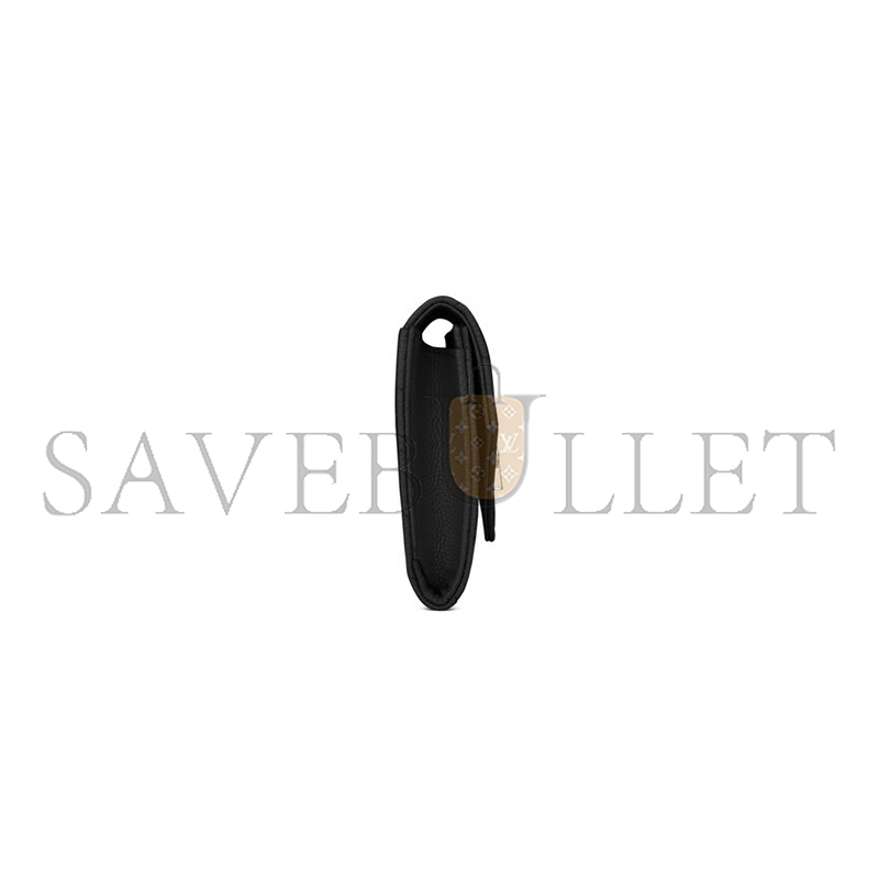 Y*L cassandre matelassÉ small envelope wallet in grain de poudre leather 414404bow021000 (13.5*9.5*3cm)