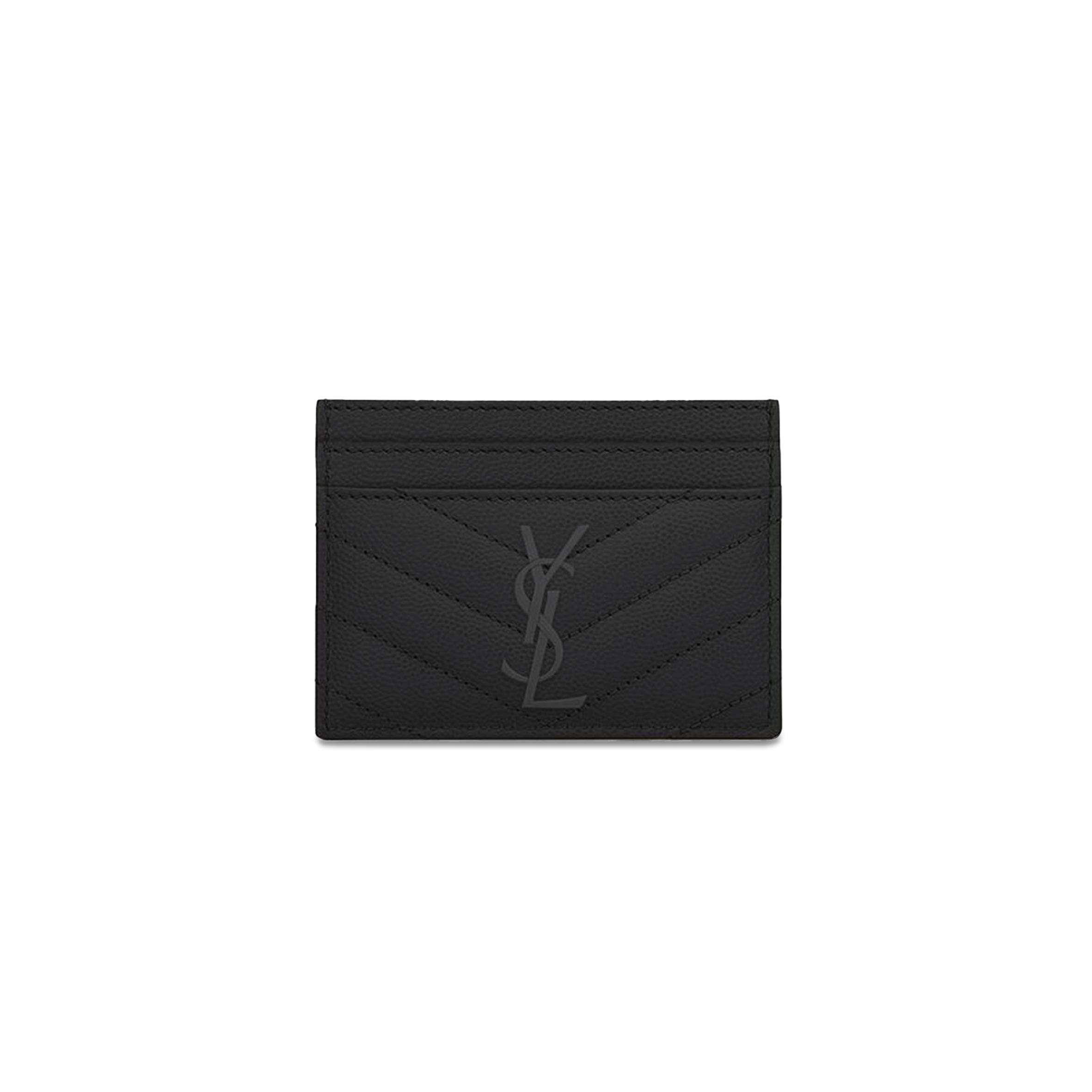 Y*L cassandre matelassÉ card case in grain de poudre leather 423291bow081000 (10.5*7.5*0.5cm)