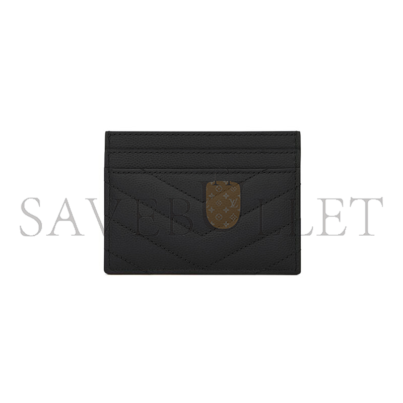 Y*L cassandre matelassÉ card case in grain de poudre leather 423291bow081000 (10.5*7.5*0.5cm)