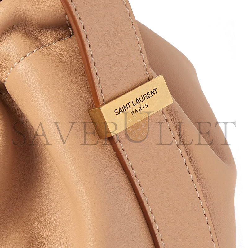 Y*L rive gauche laced bucket bag in leather 710261325688 (21*23*14cm)