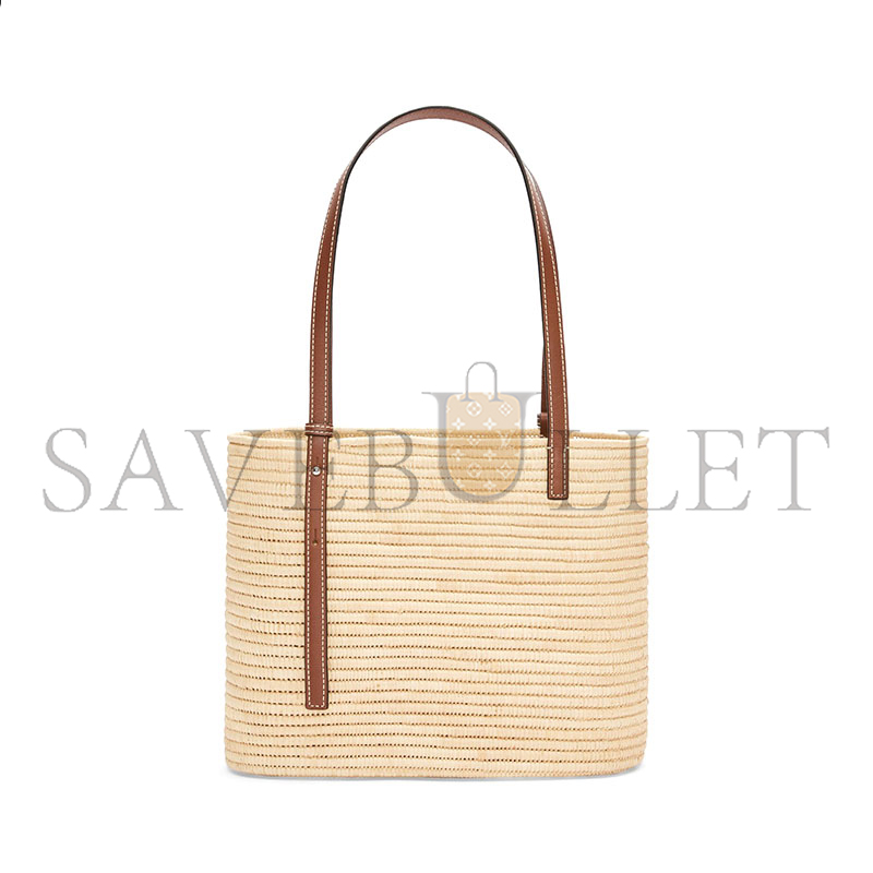 L0ew* quare basket tote bag in raffia a223099x02-9943 (27*20*10cm)