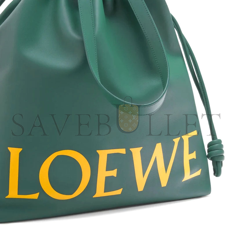 L0ew* flamenco logo tote in nappa calfskin b411fplx01 (46*41*12.5cm)