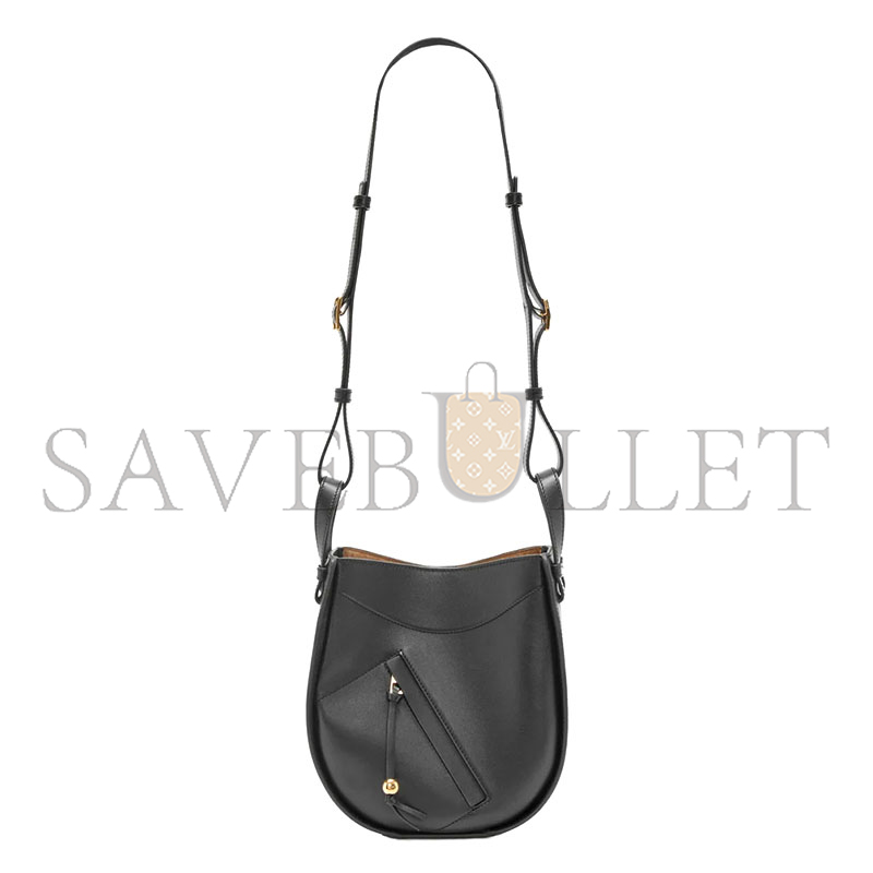 L0ew* hammock slice bag in shiny calfskin a538hhsx01 (21*25*10cm)