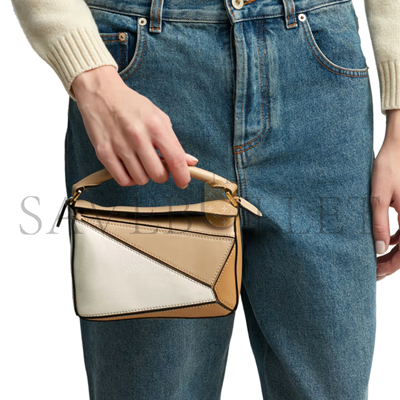 L0ew* mini puzzle bag in classic calfskin a510s21x34-1 (18*12.5*8cm)