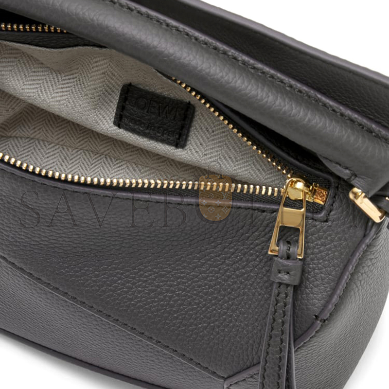 L0ew* mini puzzle edge bag in soft grained calfskin a510p88x16-1220 (18*12.5*8cm)