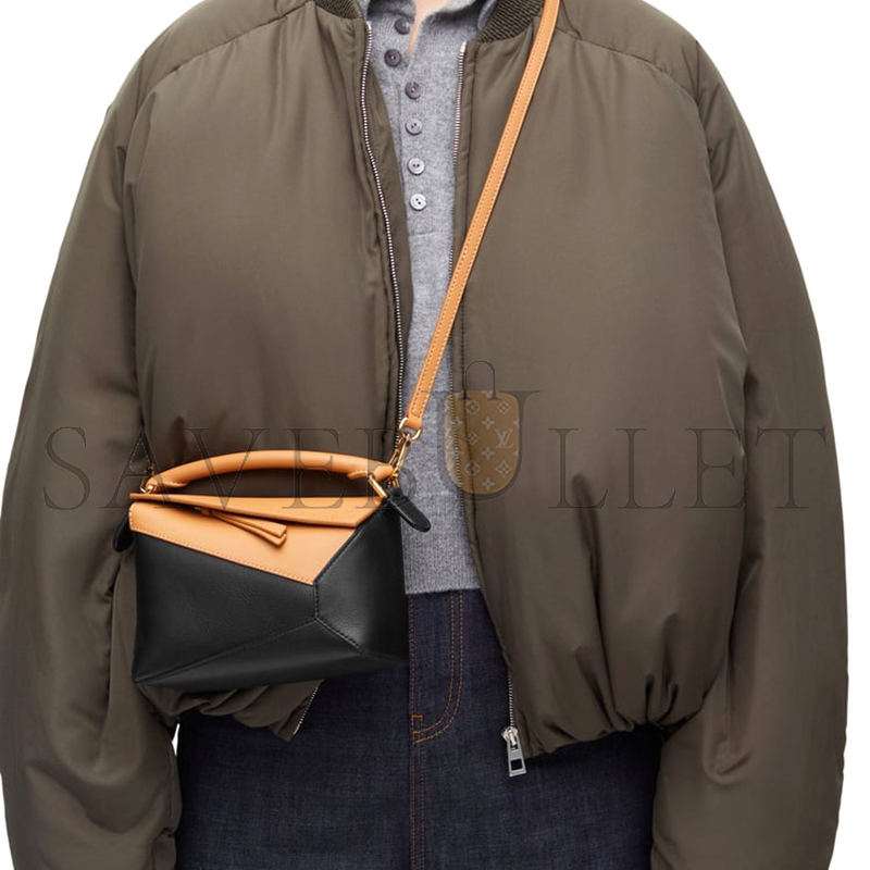 L0ew* mini puzzle edge bag in classic calfskin a510p88x30-621 (18*12.5*8cm)