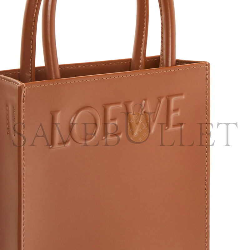 L0ew* standard a5 tote in shiny calfskin a933s30x01-2530 (21*17*6cm)