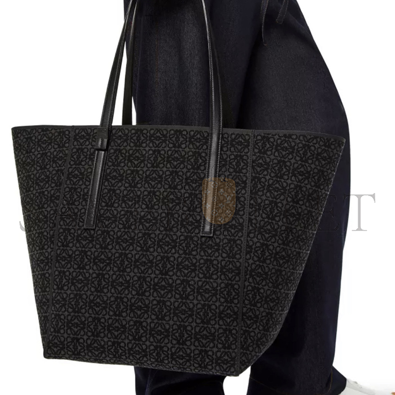 L0ew* t tote bag in anagram jacquard and calfskin b657z73x03-1268 (54.5*35*17cm)