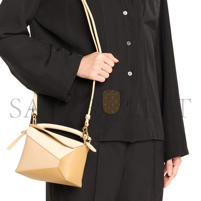 L0ew* mini puzzle edge bag in classic calfskin a510p60x38-565 (18*12.5*8cm)