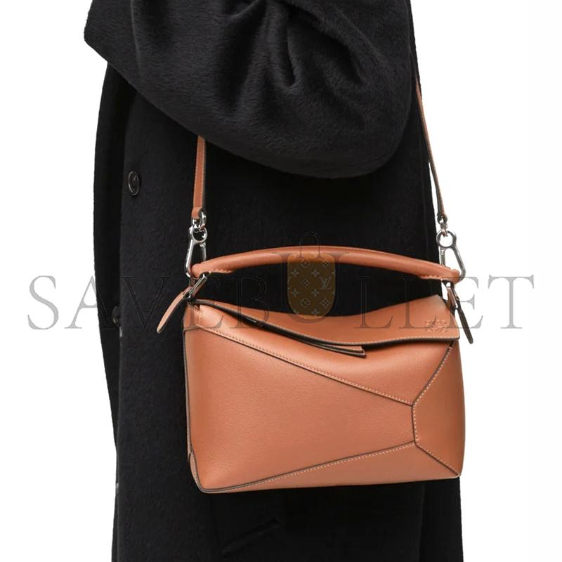 L0ew* small puzzle edge bag in classic calfskin a510p60x41-521 (24*16.5*10.5cm)