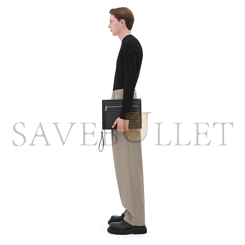 bo*te*ga Ve*ne*ta intrecciato document case with wristlet 732638v2e418803 (32*24*3cm)