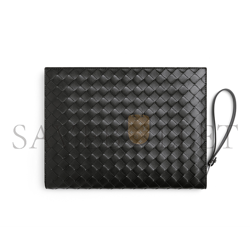 bo*te*ga Ve*ne*ta intrecciato document case with wristlet 732638v2e418803 (32*24*3cm)
