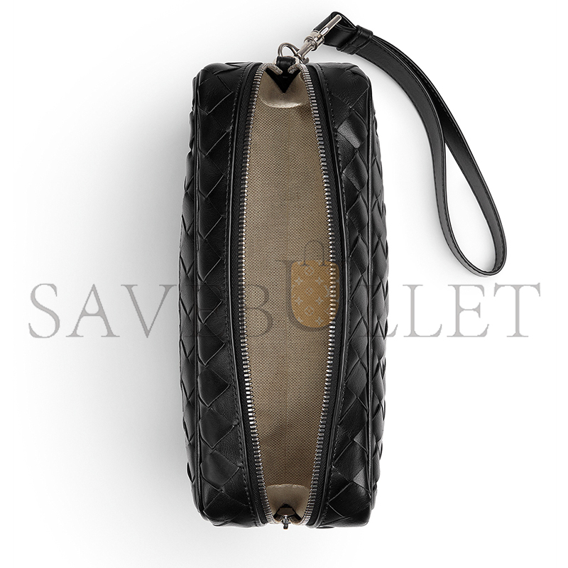 bo*te*ga Ve*ne*ta intrecciato pouch with wristlet 777390v2hl18803 (25*15*6.5cm)