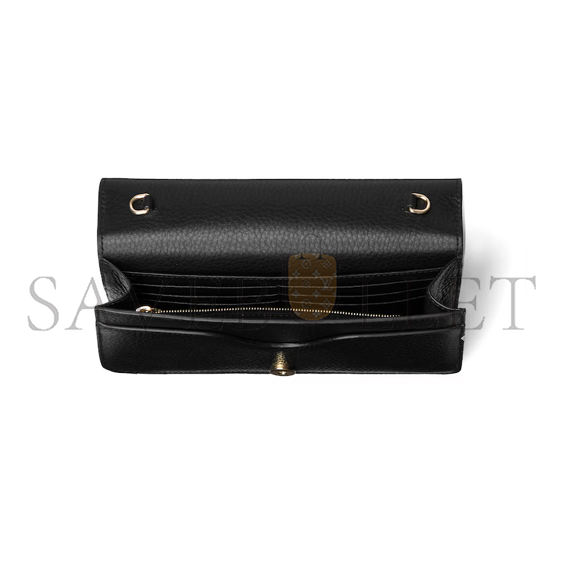 G*u*i gg emblem wallet on chain 818705 (20*12.5*4cm)