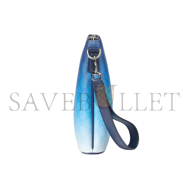 G*u*i coated fabric medium clutch ‎835692 (31*24.5*5cm)