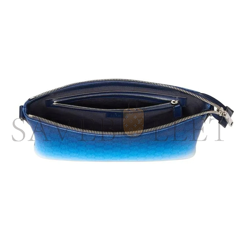 G*u*i coated fabric medium clutch ‎835692 (31*24.5*5cm)