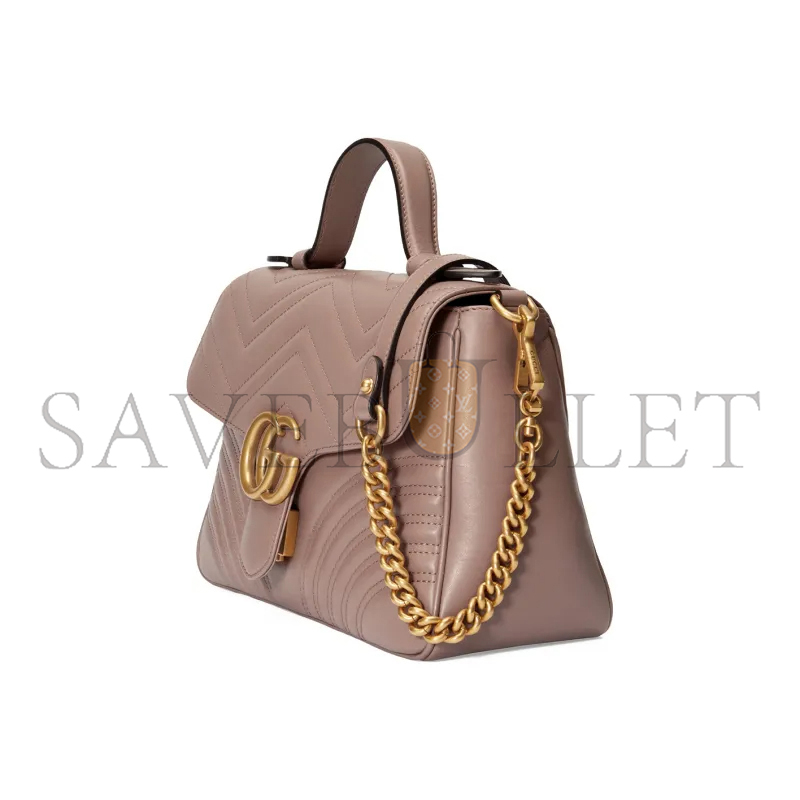 G*u*i gg marmont medium top handle bag ‎‎‎498110 (27*19*10.5cm)